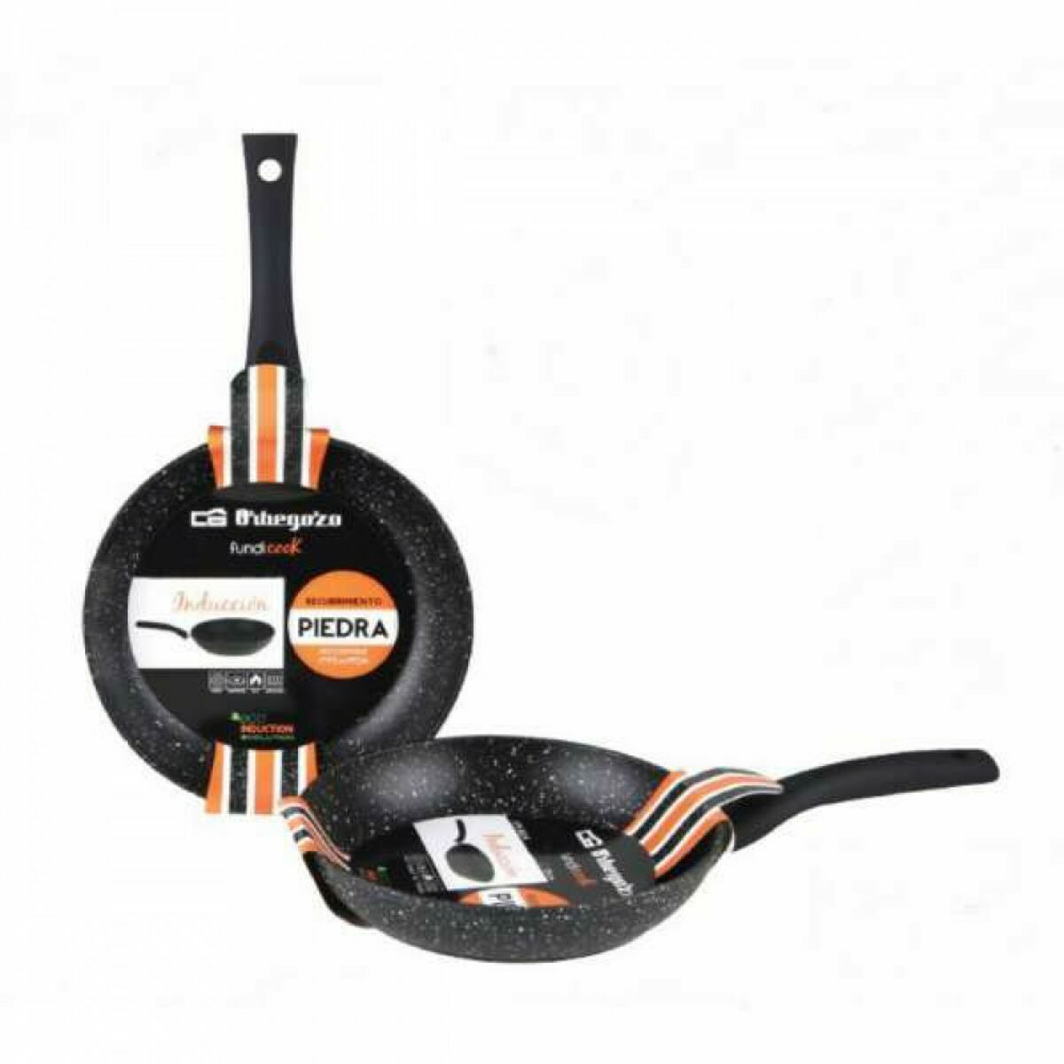 Non-stick-panna Orbegozo SFB 8018 Ø 18 cm Svart Smitt aluminium (Ø 18 cm)