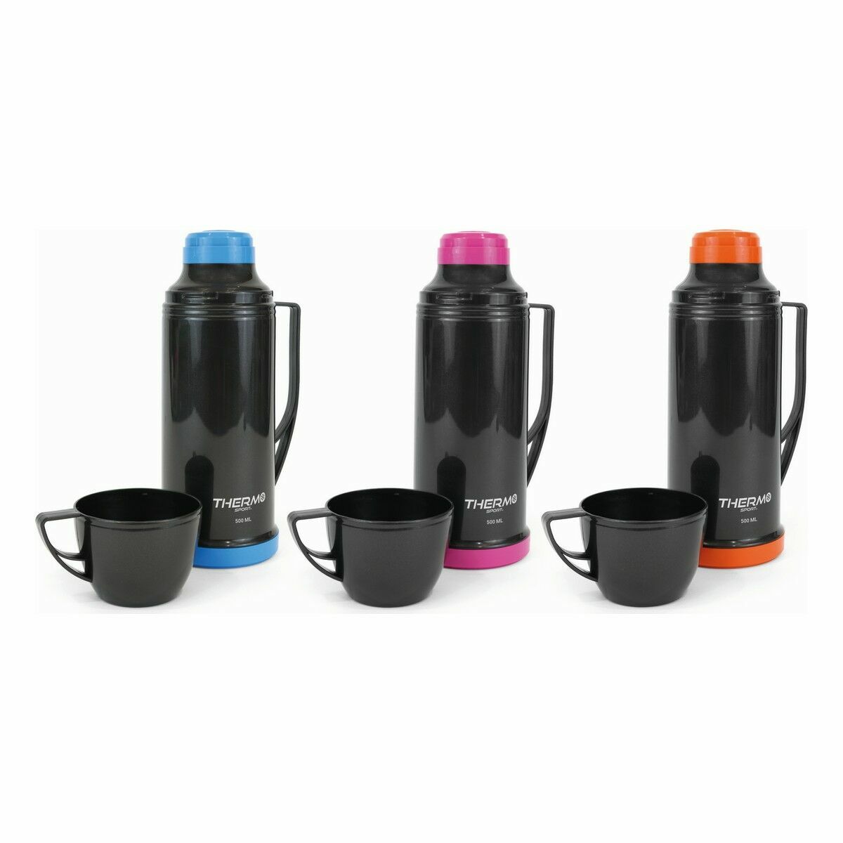 Resetermosflaska ThermoSport Plast 500 ml - 2