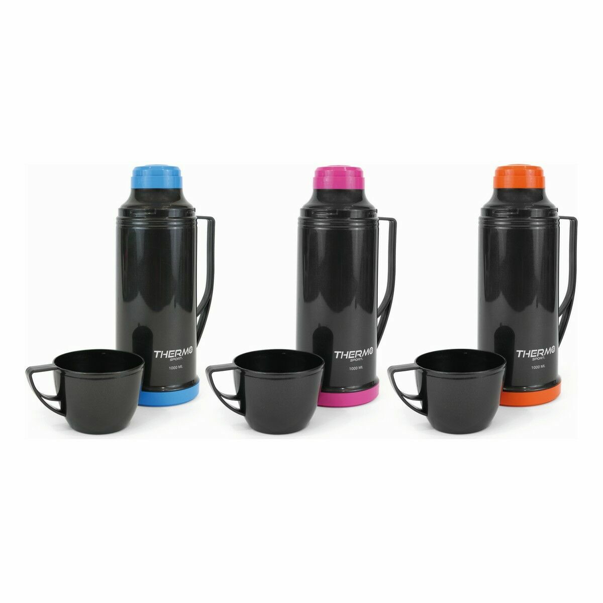 Resetermosflaska ThermoSport Plast 1 L - 2