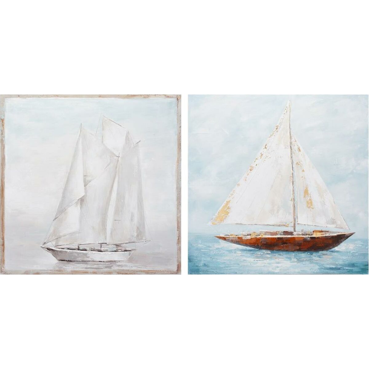 Tavla DKD Home Decor 100 x 3,5 x 100 cm Tårtmakare (2 antal)