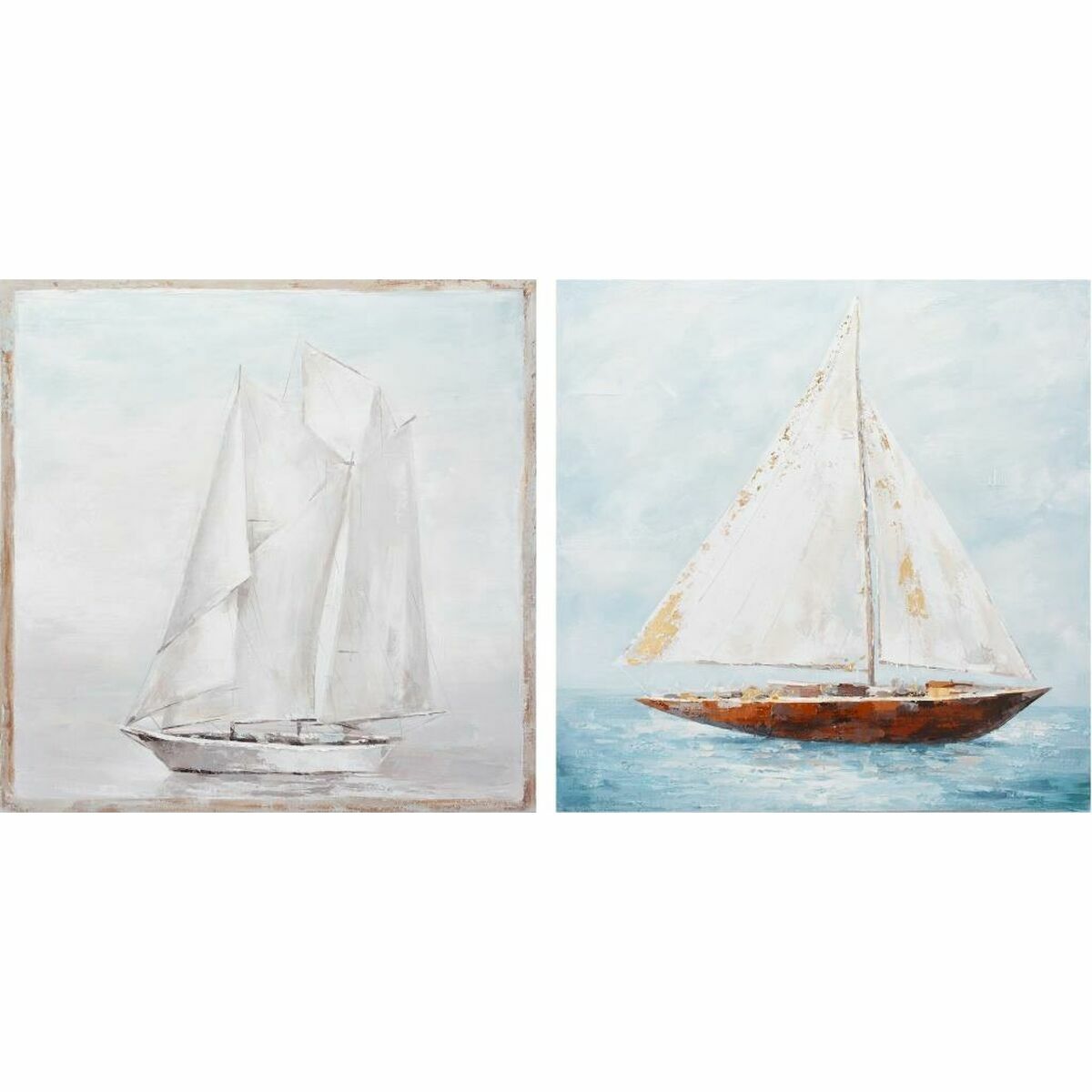 Tavla DKD Home Decor 100 x 3,5 x 100 cm Tårtmakare (2 antal) - 2