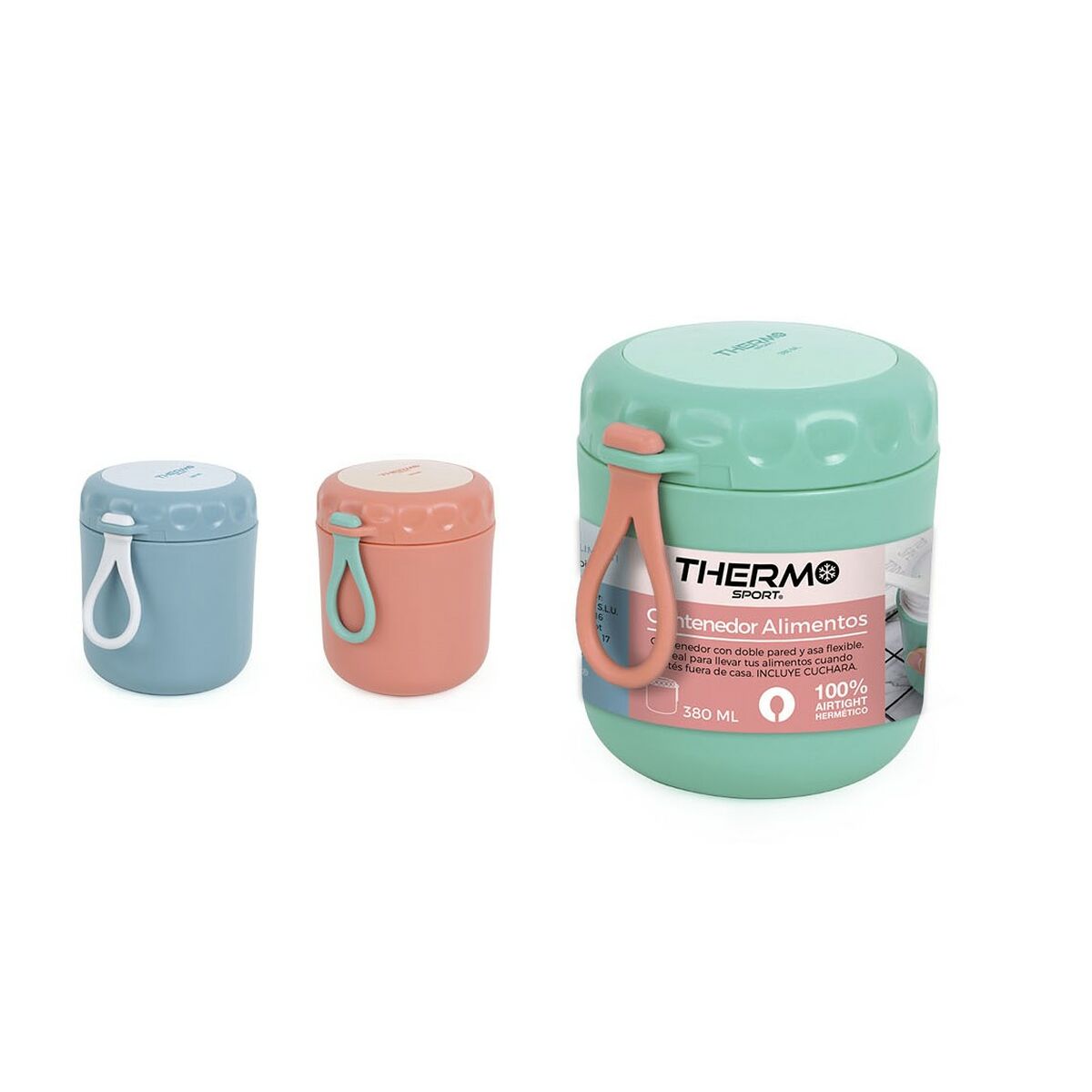 Termos för mat ThermoSport 380 ml 9 x 9 x 11,5 cm