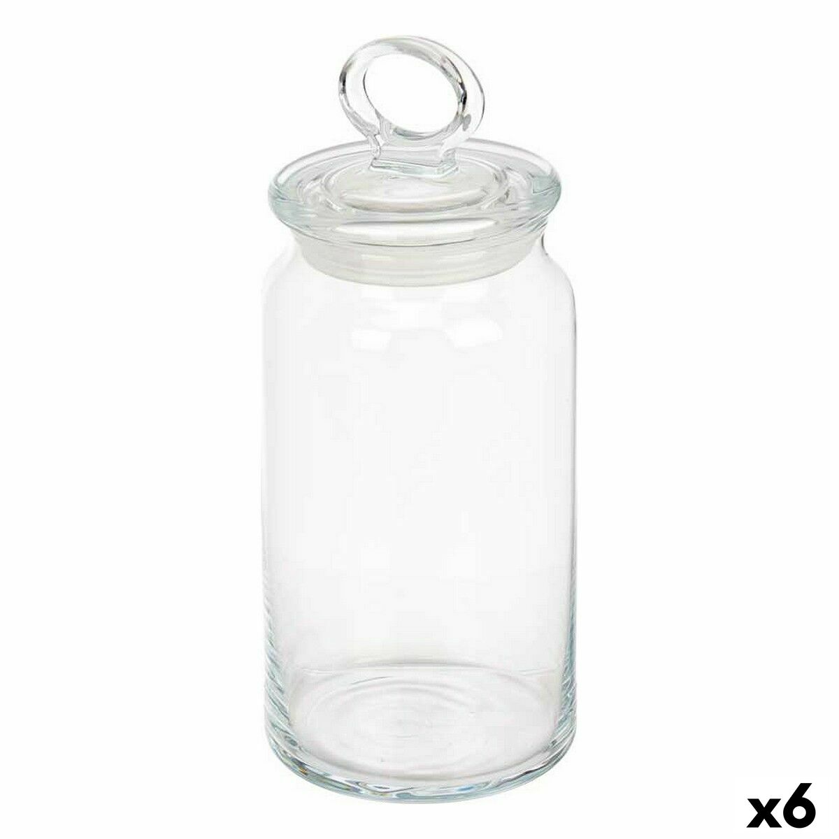 Burk Kitchen 9,8 x 23,4 x 9,8 cm Transparent Silikon Glas 1,1 L (6 antal)
