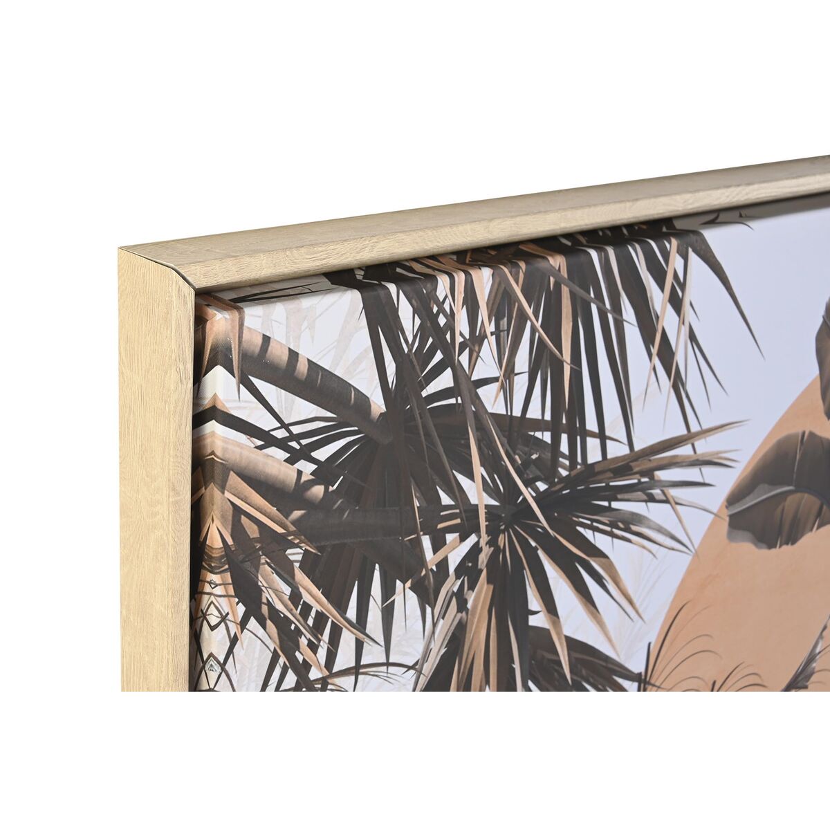 Tavla DKD Home Decor 103 x 4,5 x 143 cm 104 x 4,5 x 143,5 cm Palmer Tropiskt (2 antal) - 2