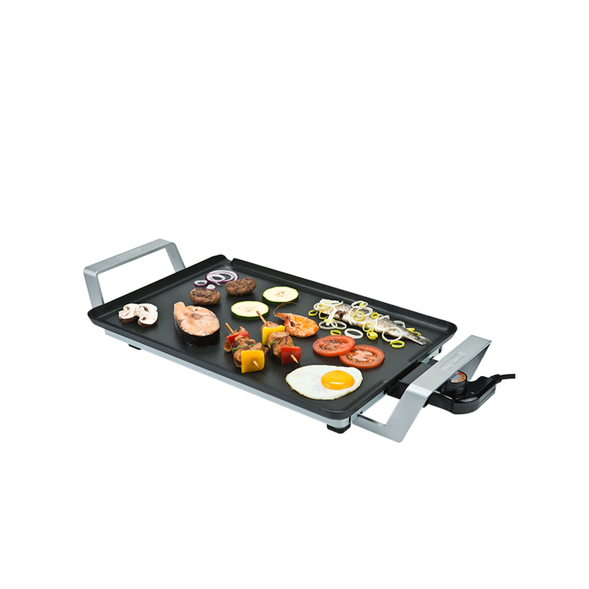 Grillplatta Bourgini 101010 Silvrig 2400 W