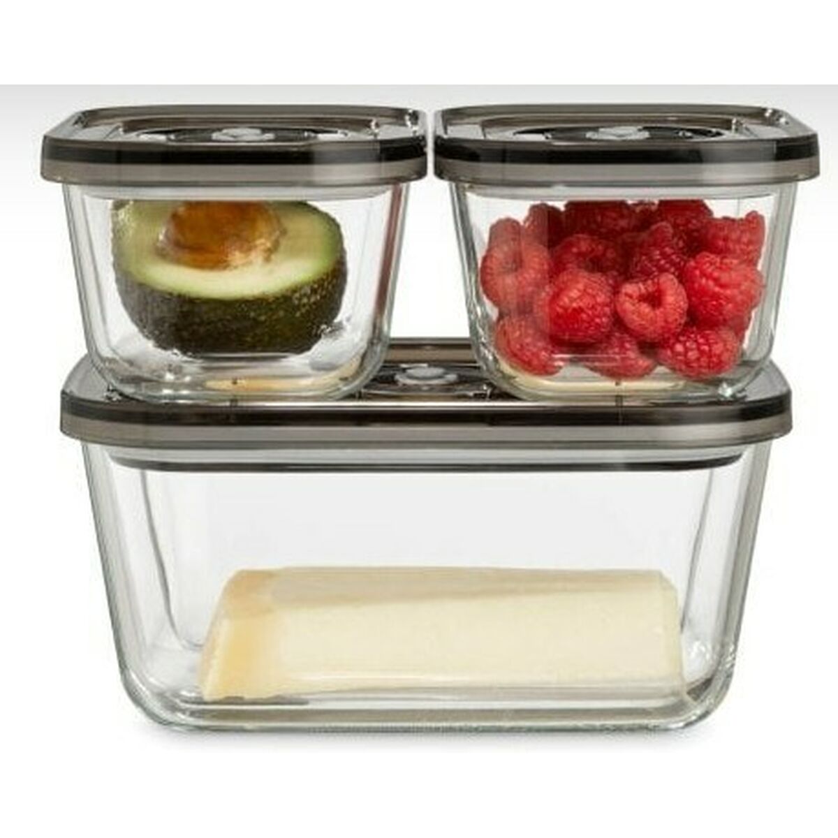 Lunchlåda CASO VacuBoxx Eco-Set Transparent 1,5 L 2,5 L