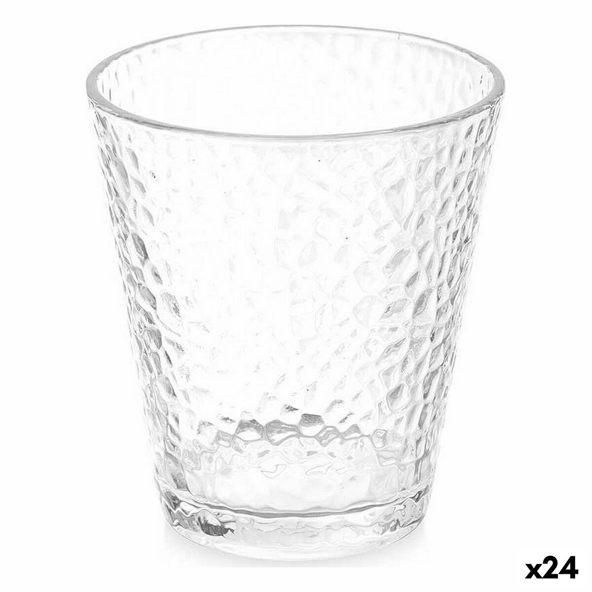 Glas Tår Transparent Glas 375 ml (24 antal)
