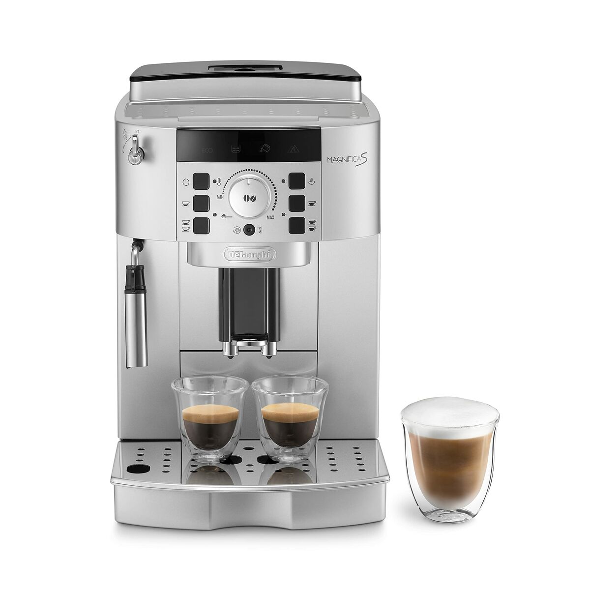 Superautomatisk kaffebryggare DeLonghi ECAM 22.110 SB Svart Silvrig 1450 W 15 bar 1,8 L