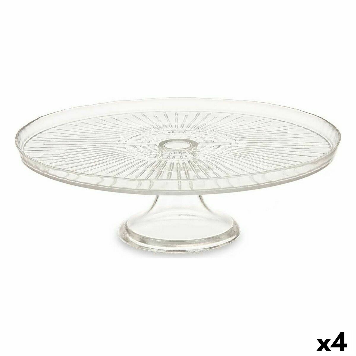 Lunchlåda 31 x 10,5 x 31 cm Glas Transparent (4 antal)