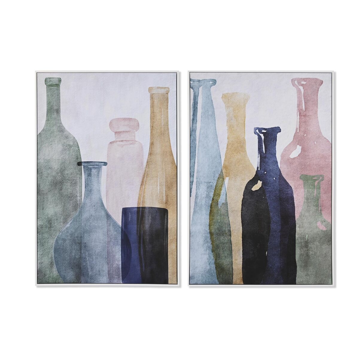 Tavla DKD Home Decor 83 x 4,5 x 123 cm Vas Skandinavisk (2 antal)