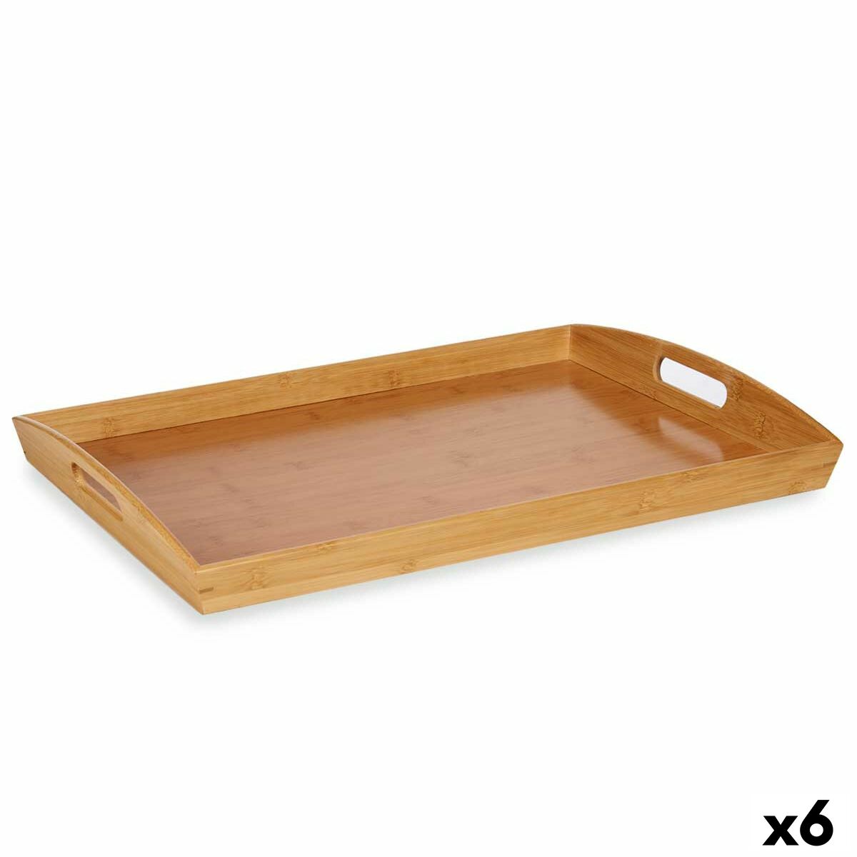 Bricka Brun Bambu 38 x 6 x 58 cm (6 antal)