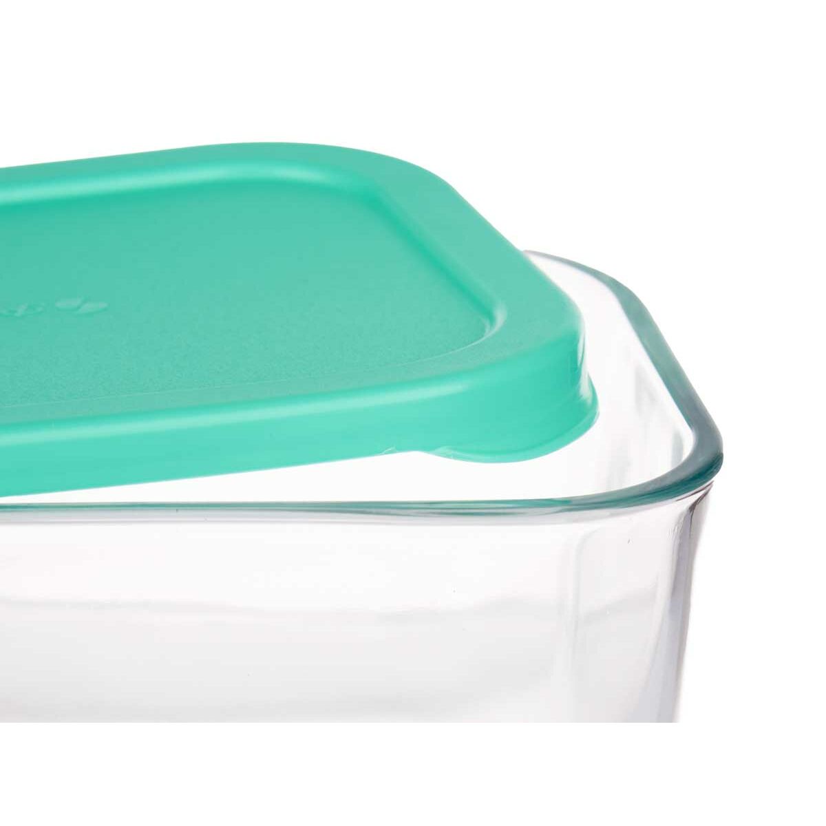 Lunchlåda SNOW BOX Grön Transparent Glas Polyetylen 420 ml (12 antal) - 2