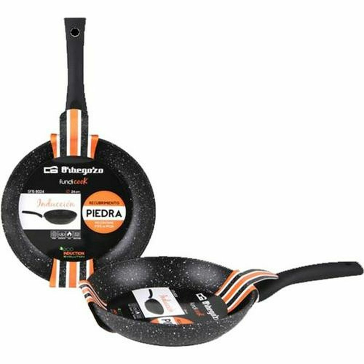 Stekpanna Orbegozo SFB 8030   30CM Svart Aluminium Smitt aluminium (Ø 30 cm)