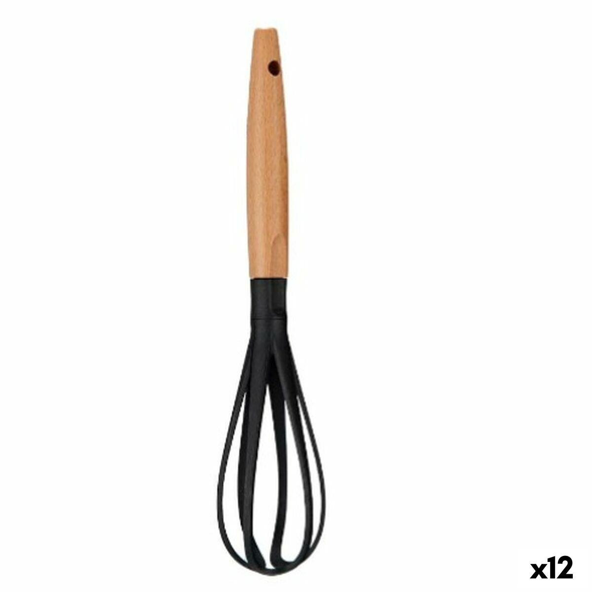 Manuell visp Trä 6,5 x 31 x 6 cm (12 antal)