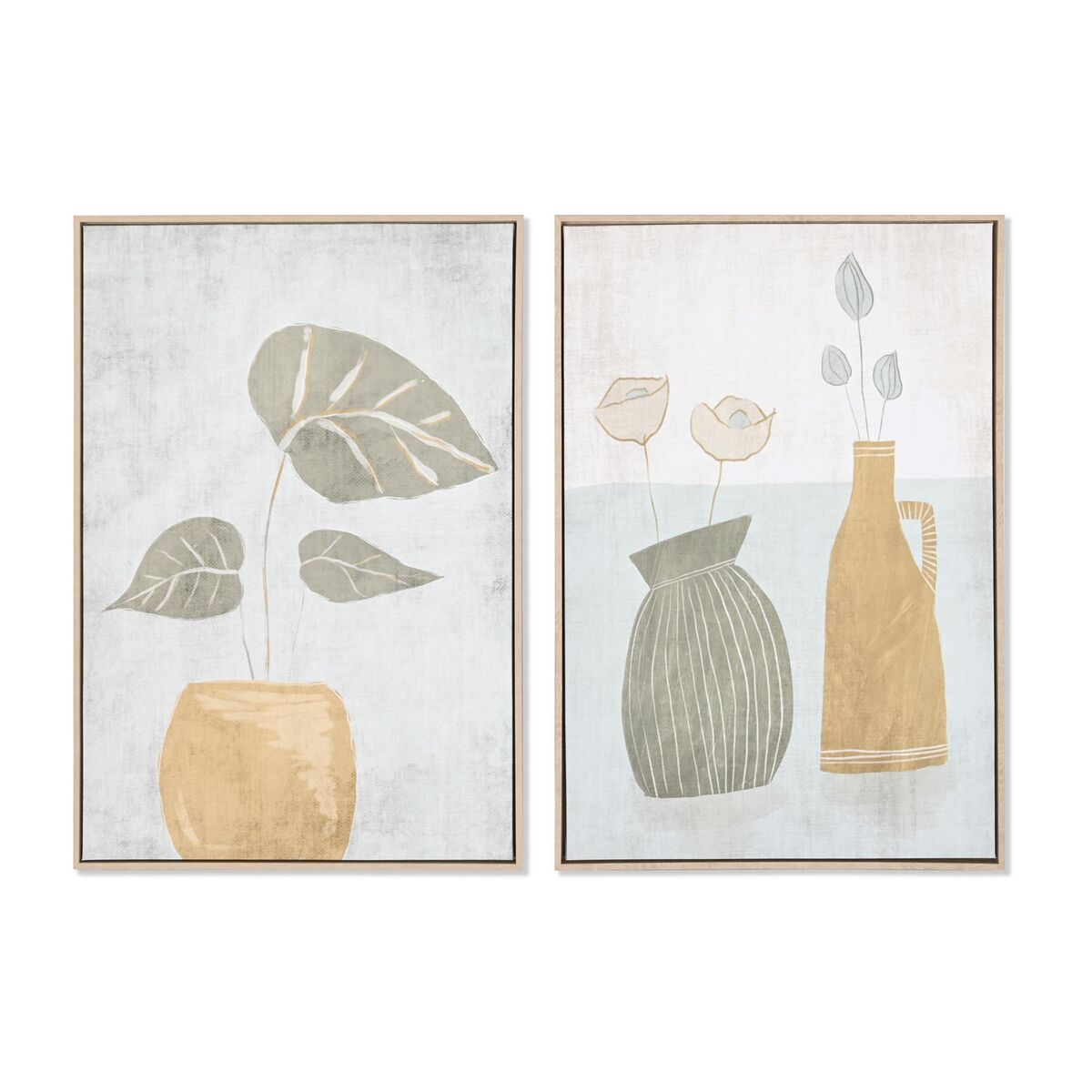 Tavla DKD Home Decor 63 x 4,5 x 93 cm Skandinavisk (2 antal)