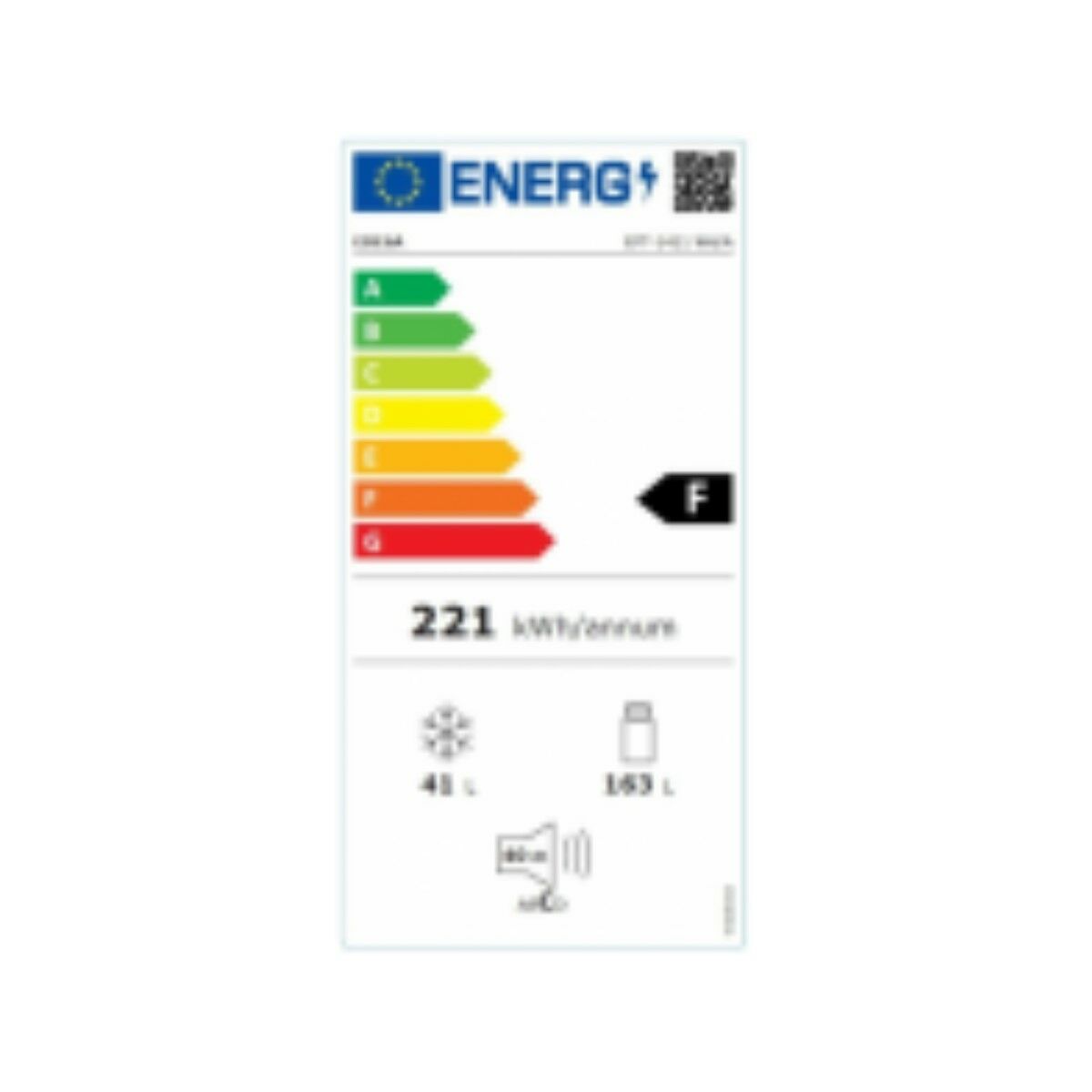 Kylskåp Edesa EFT1411WH Vit 166 L - 2