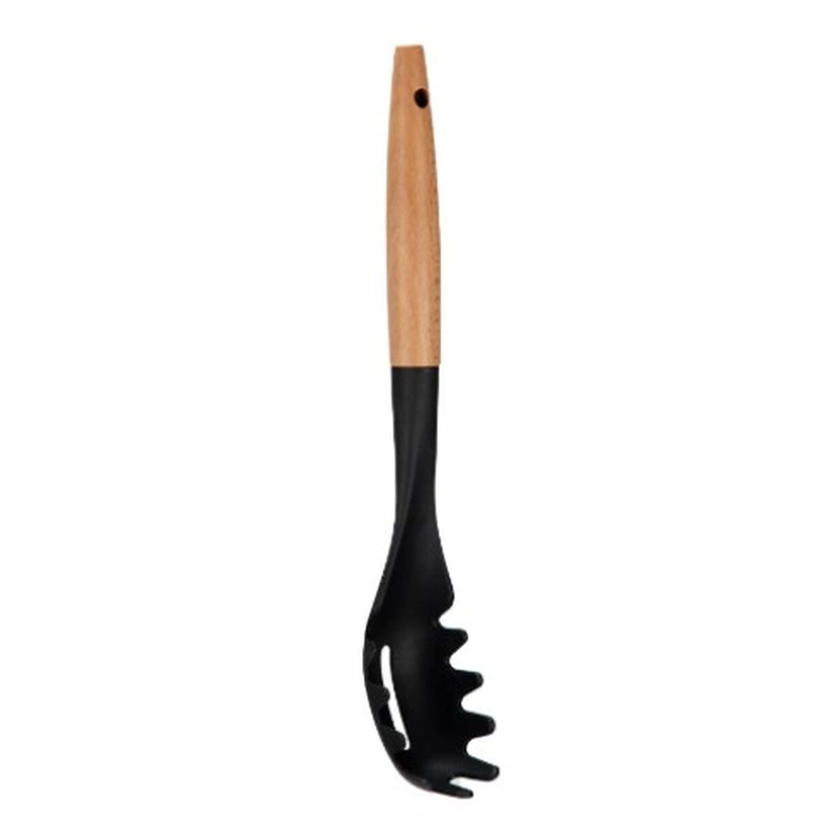 Pastaslev Svart Naturell Trä 6 x 33,5 x 6 cm (12 antal) - 2