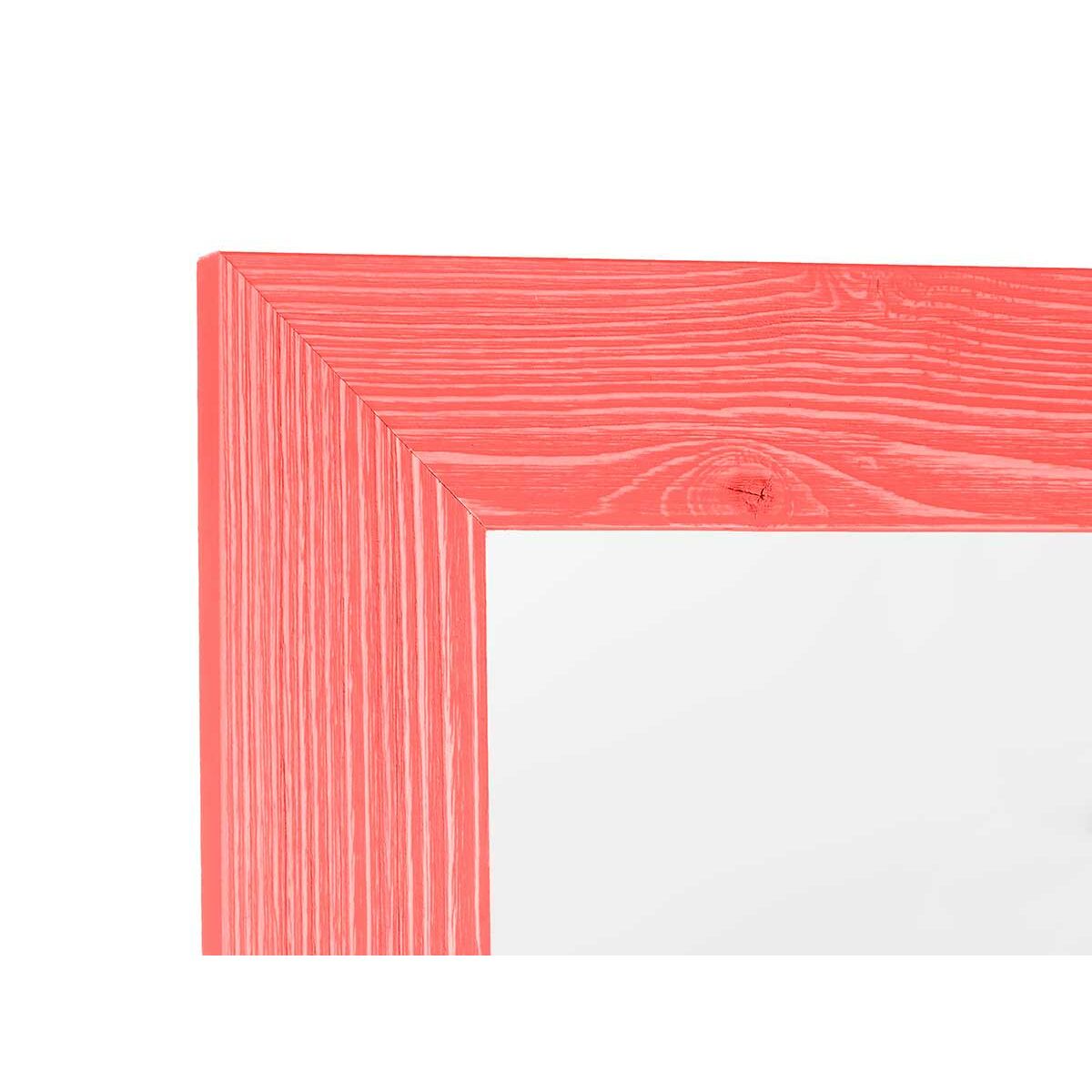 Väggspegel 60 x 80 cm Trä MDF Rosa (2 antal) - 2