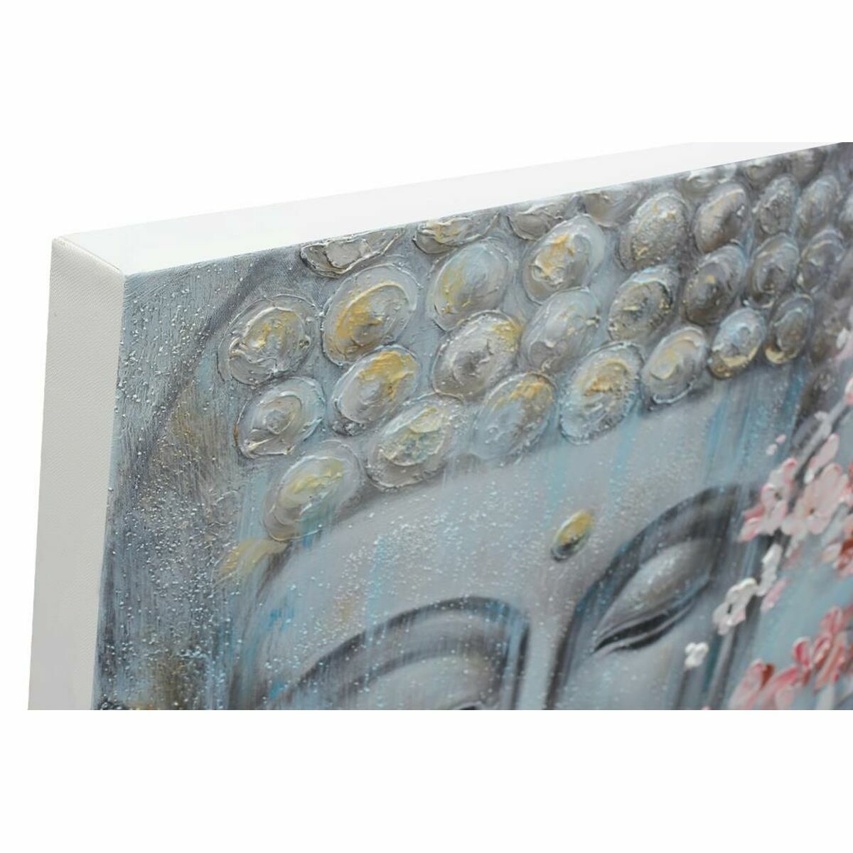 Kanvas DKD Home Decor 120 x 2,8 x 80 cm Buddha Orientalisk (2 antal) - 5
