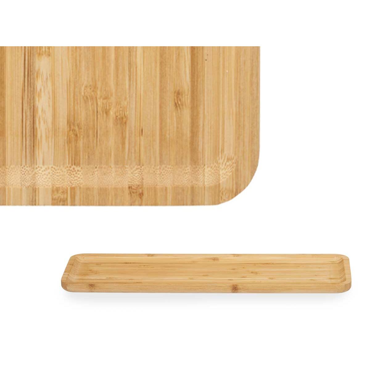 Tavla Fördrink Brun Bambu 46 x 1,6 x 15 cm (12 antal) - 2