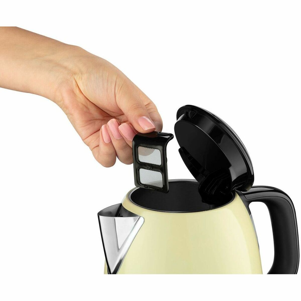 Vattenkokare med LED -ljus Russell Hobbs 24994-70 Kräm 2400 W (1 L) - 3