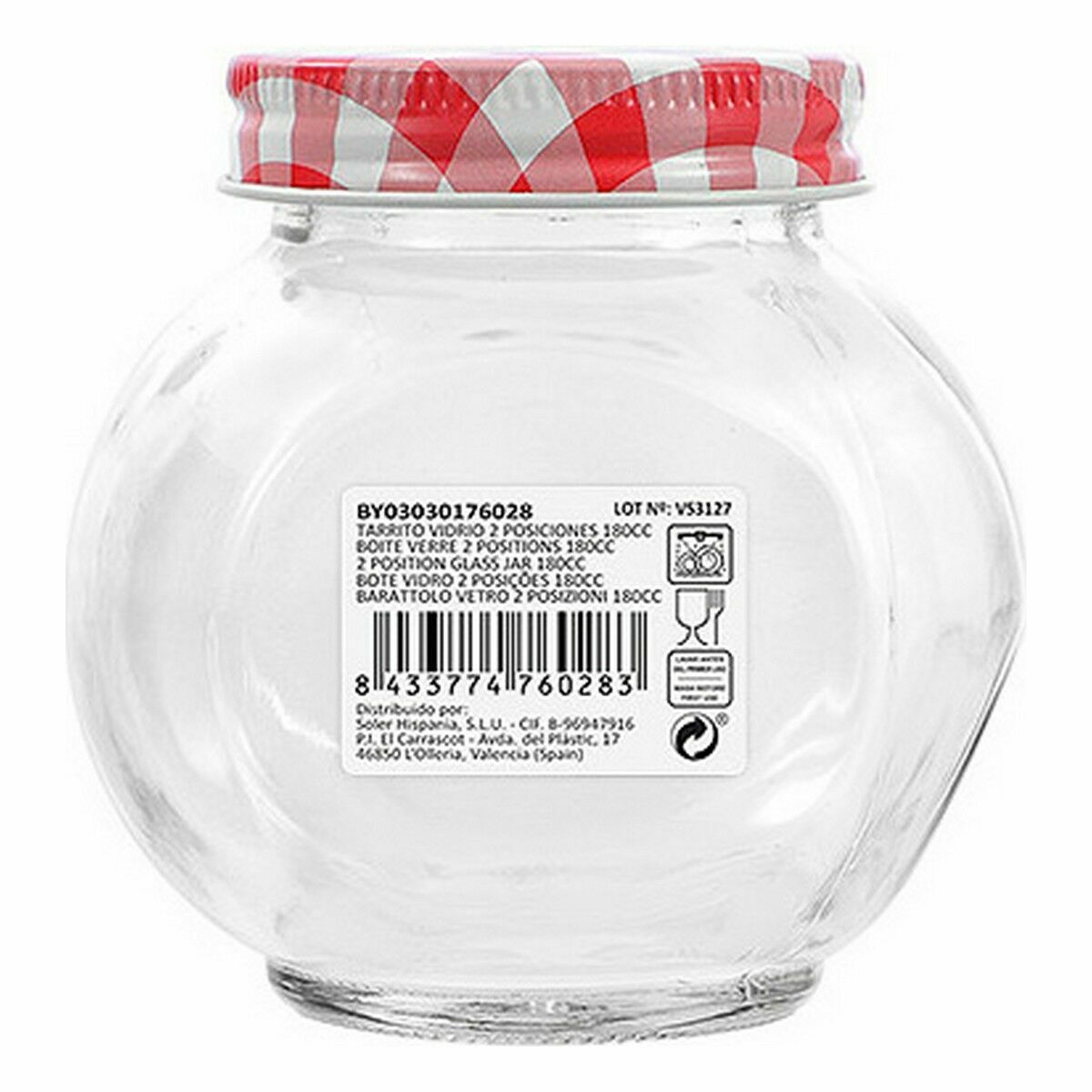 Burk Mediterraneo Glas 180 ml 8 x 6,1 x 8 cm