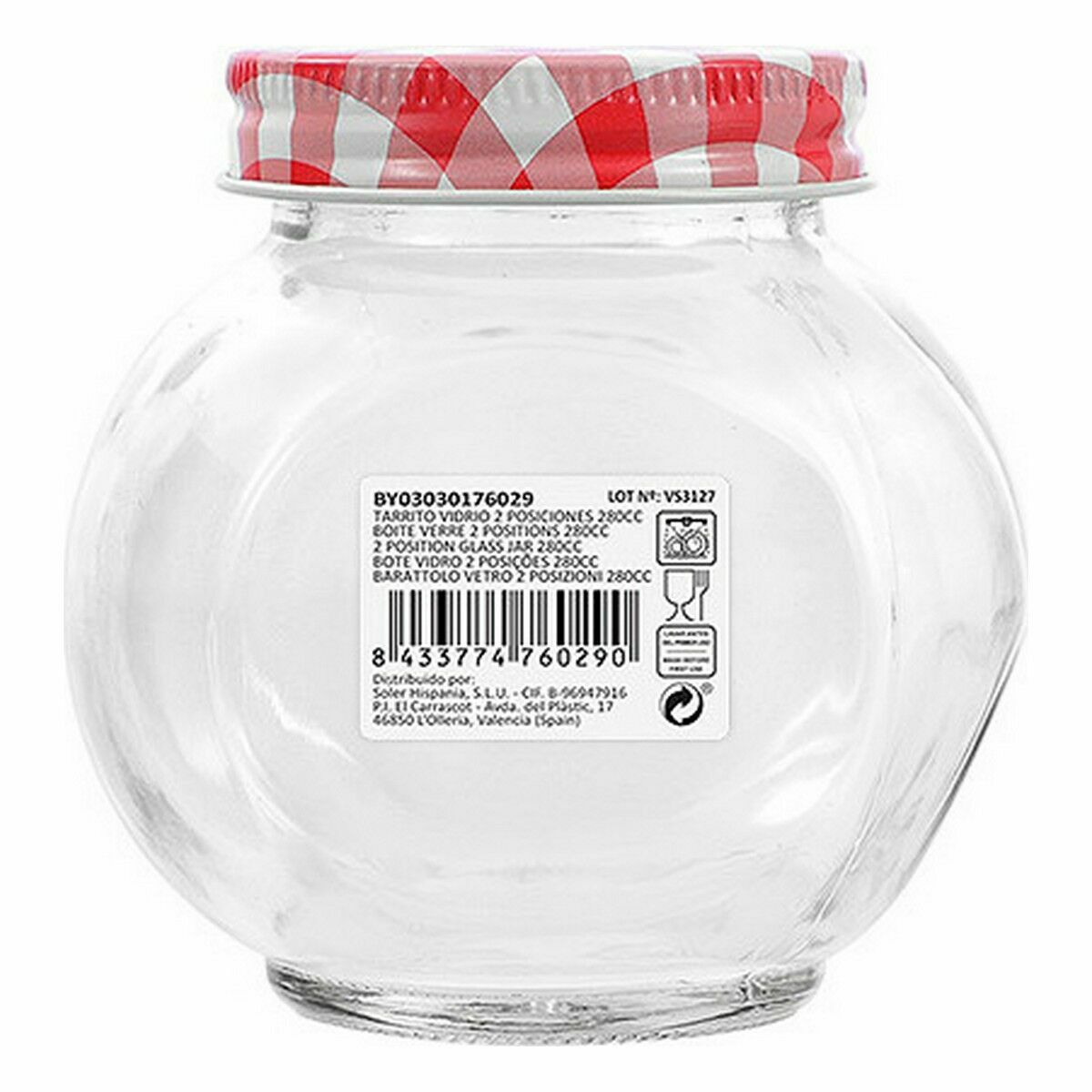 Burk Mediterraneo Glas 280 ml 9,2 x 7,1 x 9,3 cm