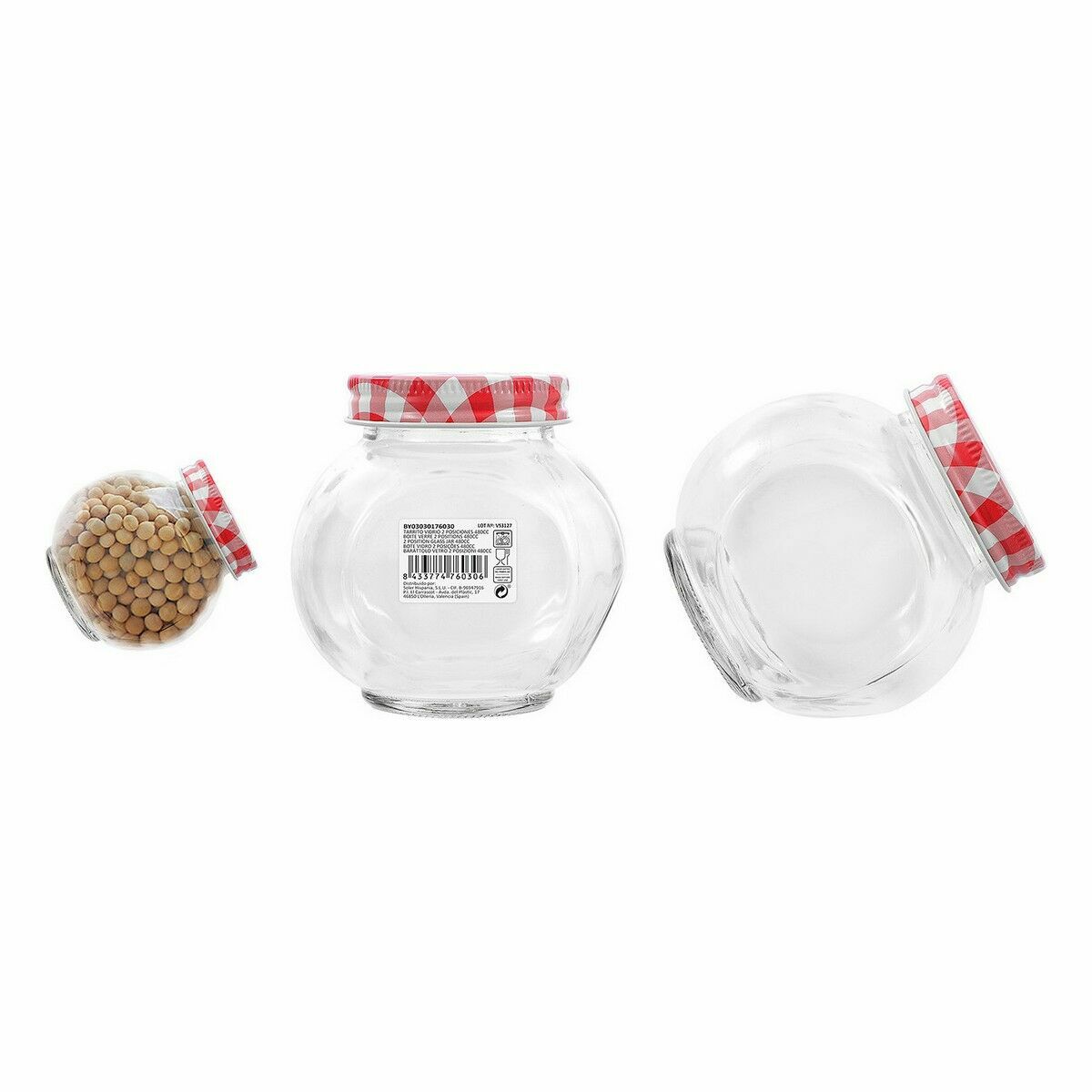 Burk Mediterraneo Glas 480 ml 10,6 X 8,4 X 10,5 cm - 2