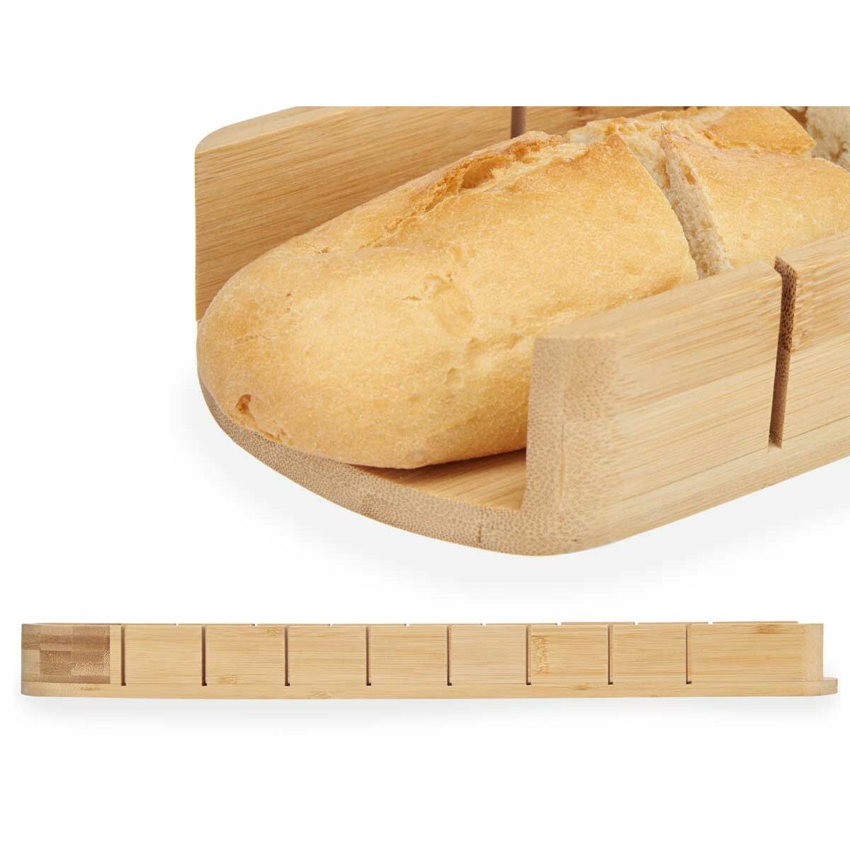 Brödskärbräda i bambu Brun 50 x 4,5 x 11 cm (6 antal) - 2