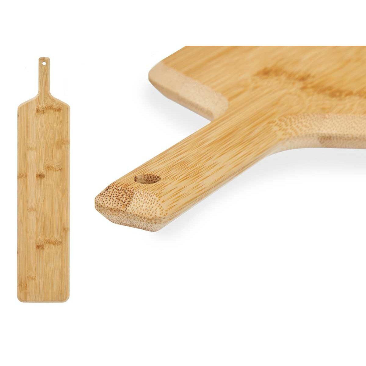 Tavla Fördrink Med handtag Bambu 65 x 14 x 1,5 cm (6 antal) - 2