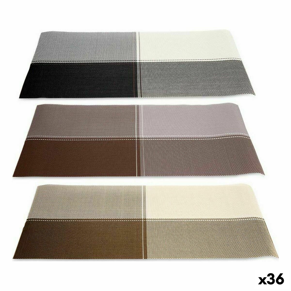 Bordsunderlägg Ramar 45 x 30 x 0,1 cm (36 antal)