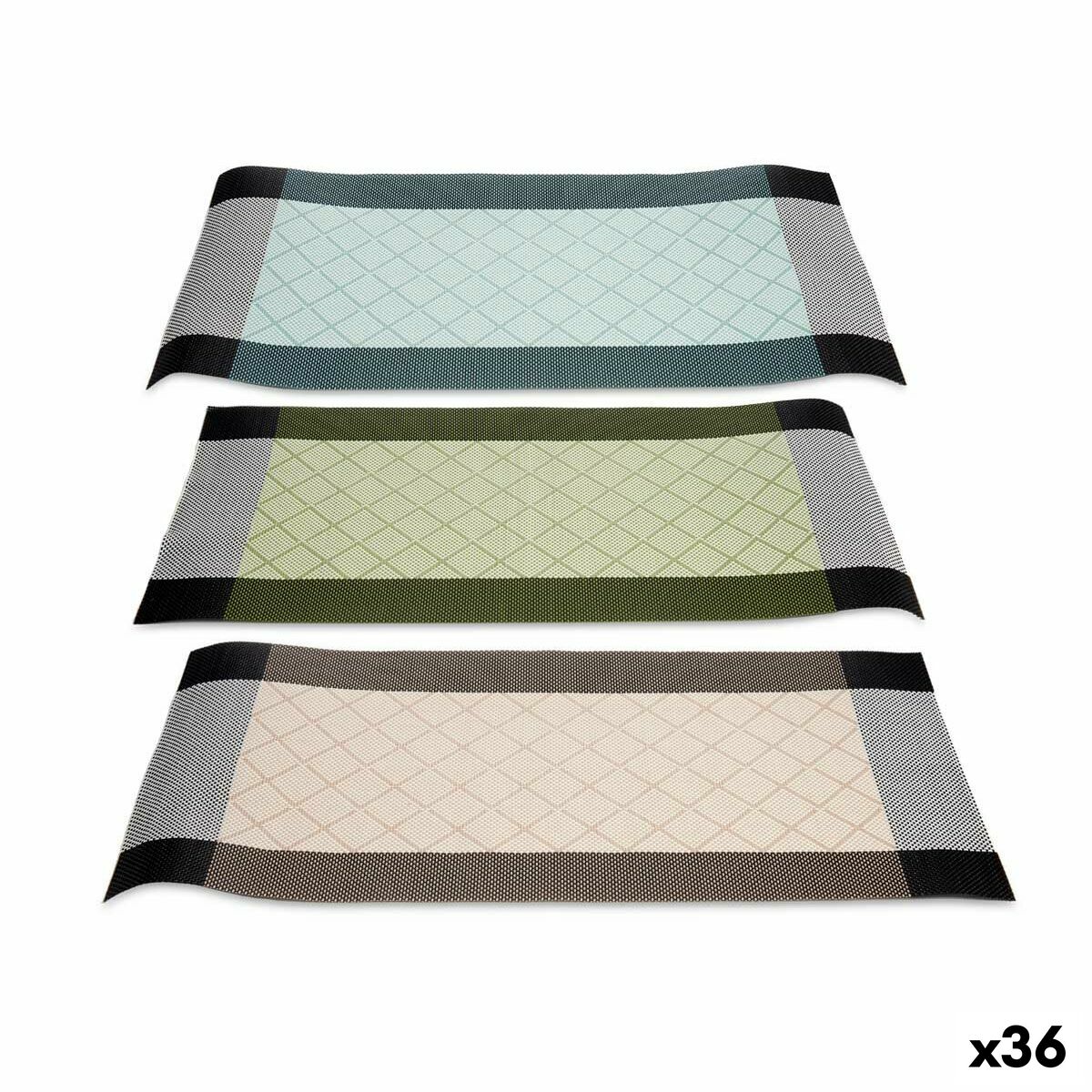 Bordsunderlägg Romb 45 x 30 x 0,1 cm (36 antal)