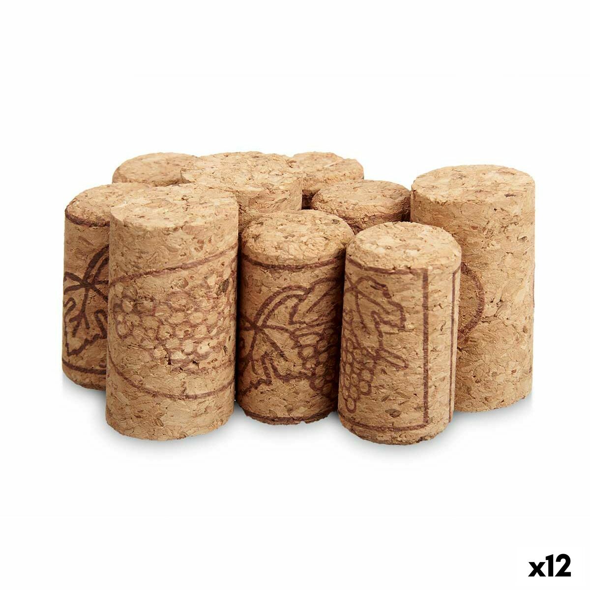 Set med kontakter och uttag Kork (12 antal)