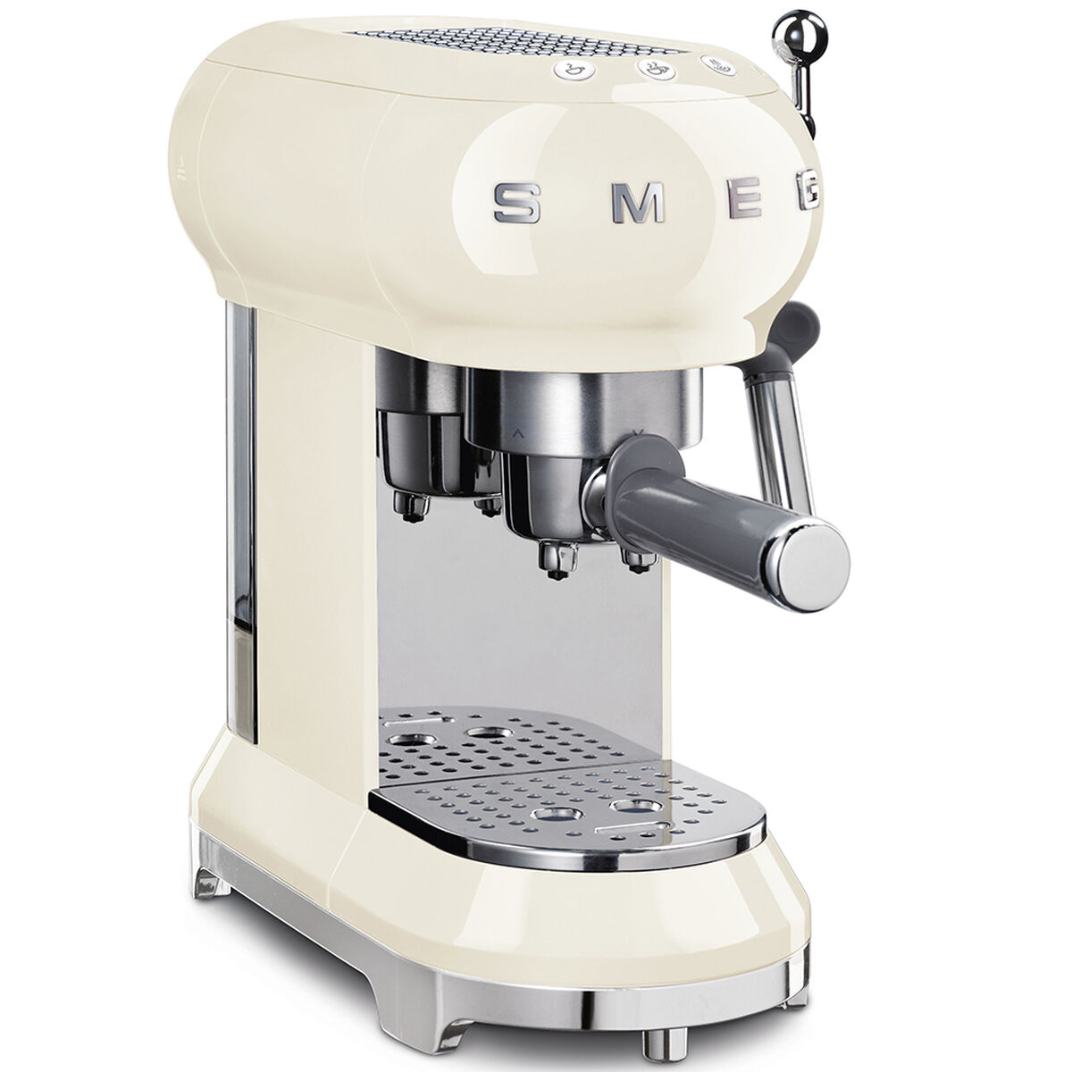 Manuell Espressobryggare Smeg ECF01CREU Retro 1350 W 1 L Kräm