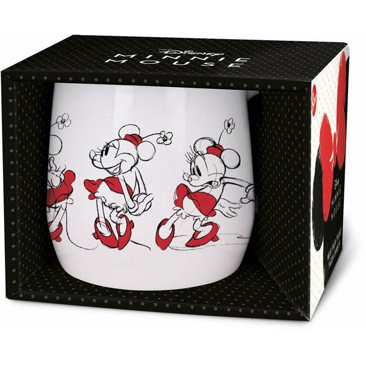 Kopp i låda Minnie Mouse Keramik 360 ml