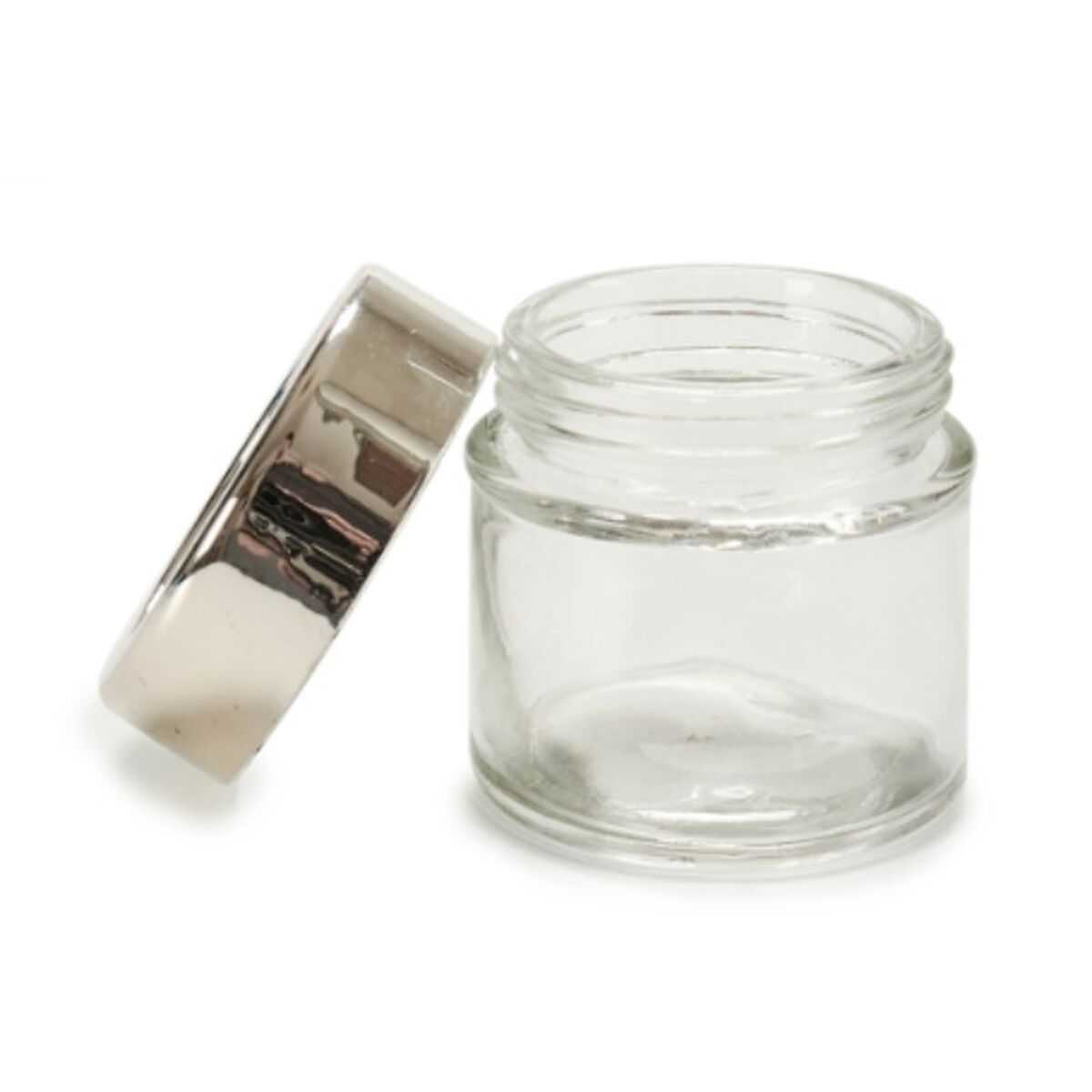 Burk Transparent Glas Plast 80 ml 6,2 x 6,2 x 6,2 cm (12 antal) - 2