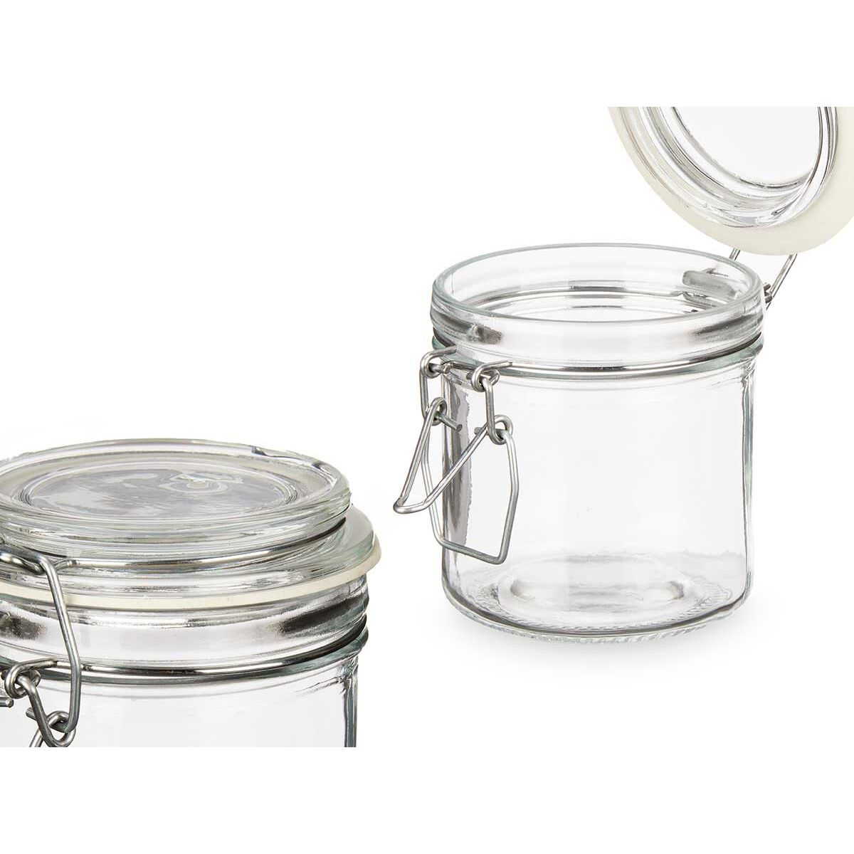Burk Transparent Metall Glas Silikon 250 ml 11,5 x 10 x 8,5 cm (6 antal) - 2