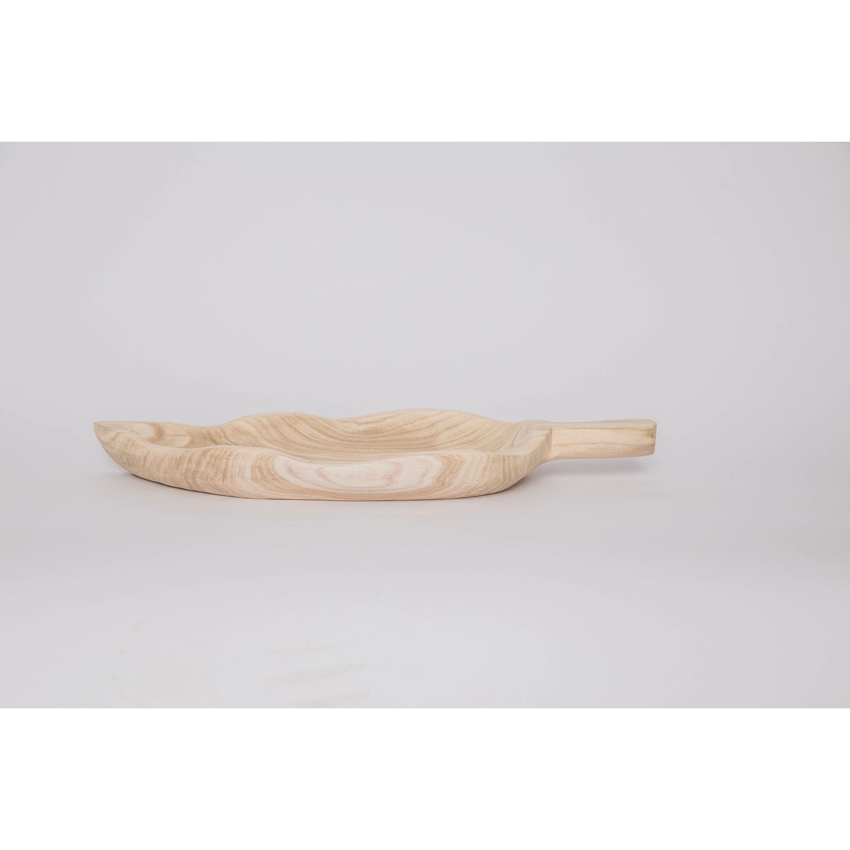 Snacksbricka DKD Home Decor Ljusbrun Naturell Tropiskt Löv av en växt 56 x 28 x 5 cm - 6