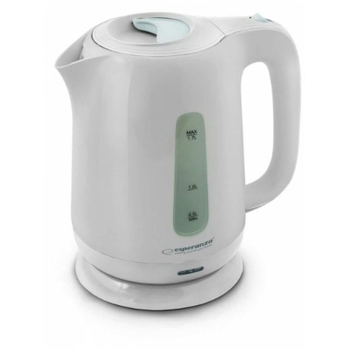 Vattenkokare Esperanza Vit 2200 W 1,7 L