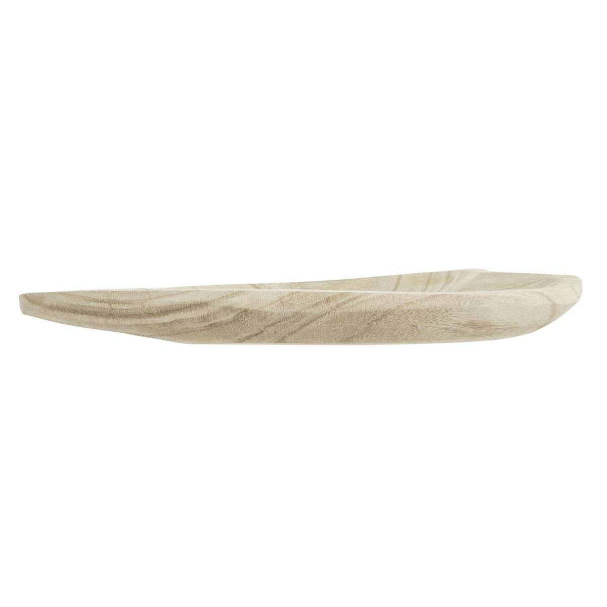 Snacksbricka DKD Home Decor Ljusbrun Naturell Hjärta Tropiskt 35 x 24 x 4 cm - 5