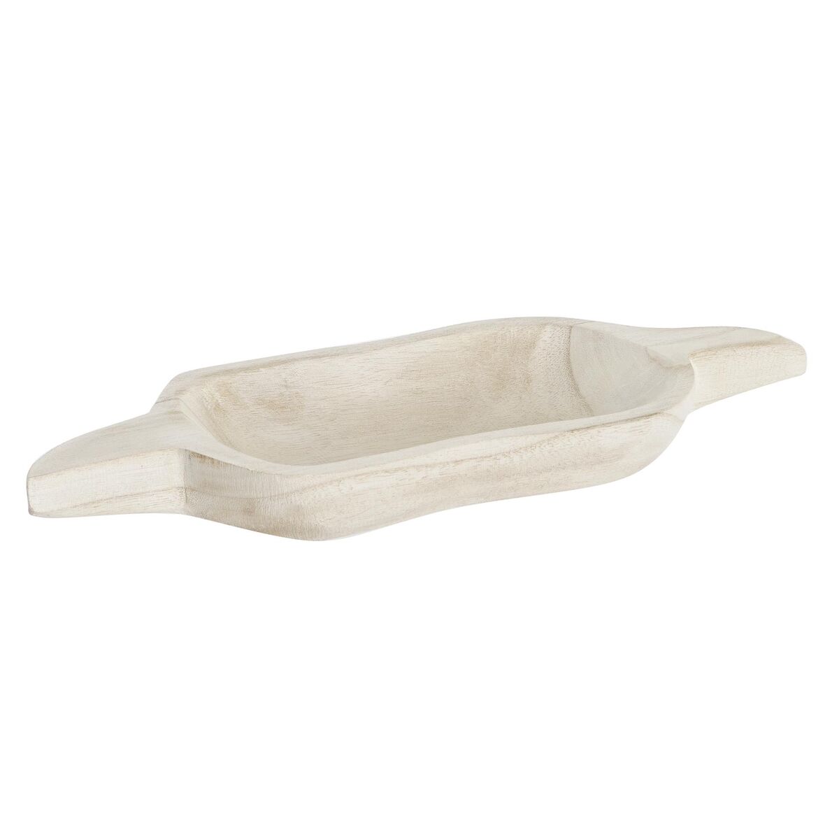 Snacksbricka DKD Home Decor Ljusbrun Naturell Tropiskt 38 x 15 x 4 cm