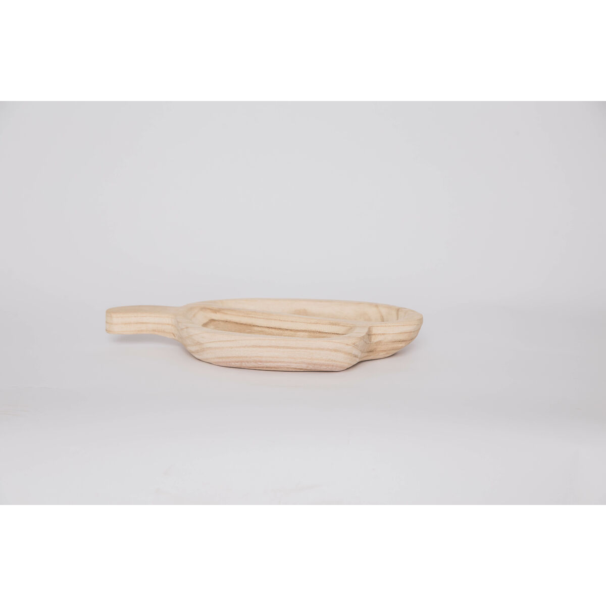 Snacksbricka DKD Home Decor Ljusbrun Naturell Tropiskt 38 x 21 x 5 cm 30 x 21 x 5 cm - 3
