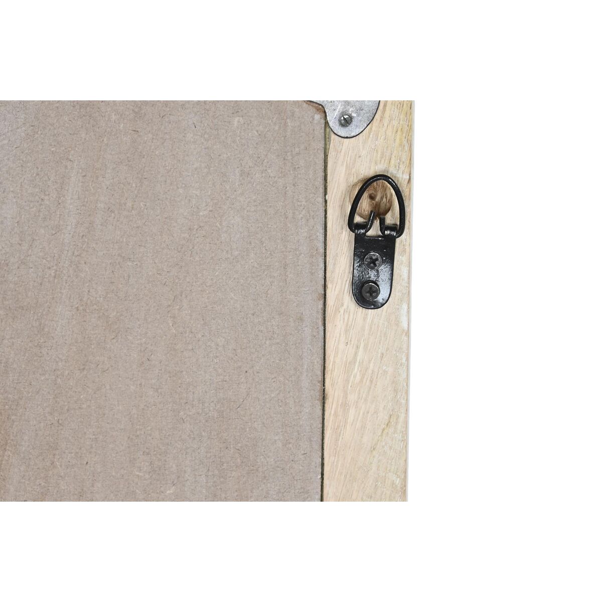 Väggspegel DKD Home Decor Naturell Vit Mangoträ Avskalad (30 x 3 x 107 cm) - 3