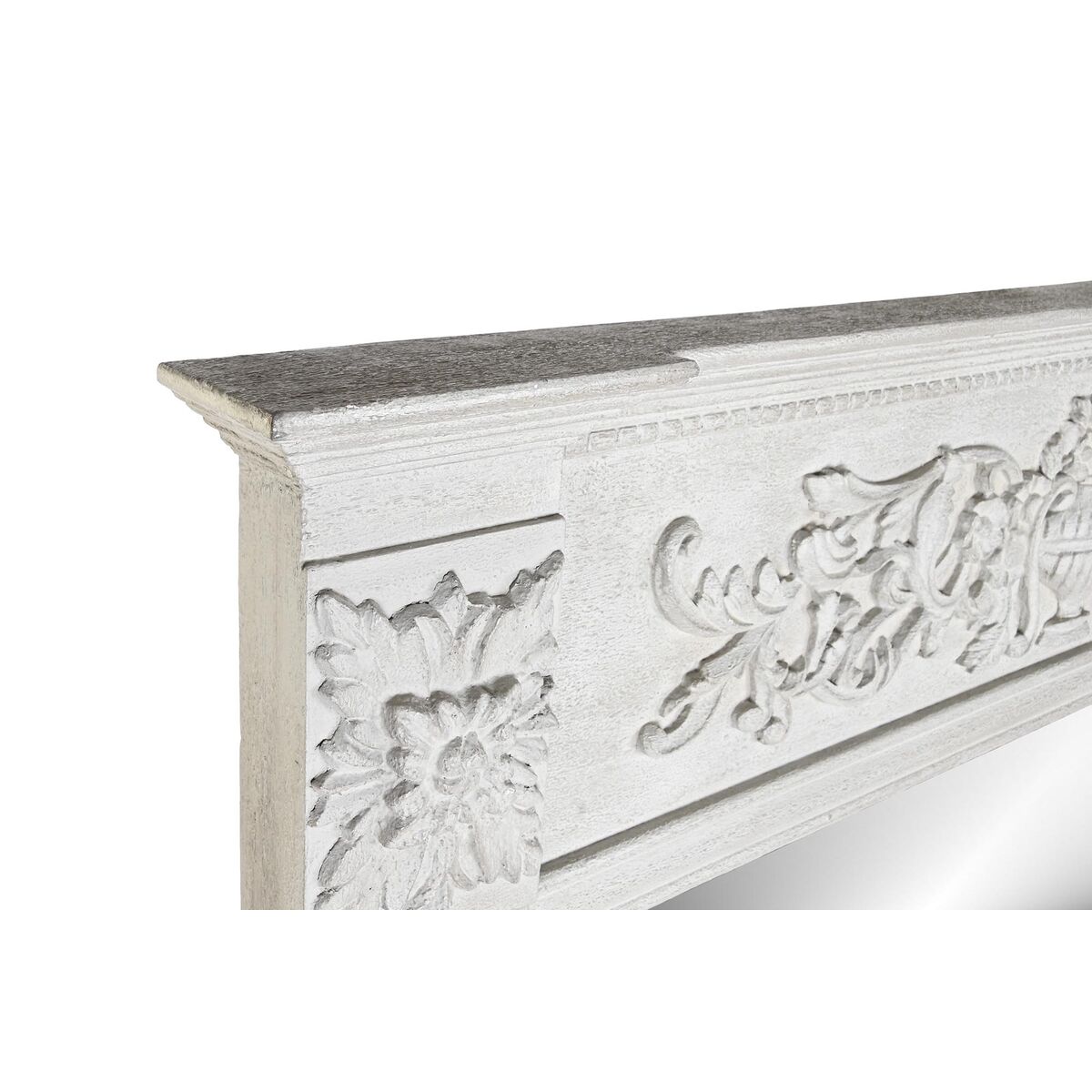 Väggspegel DKD Home Decor Grå Mangoträ Trä MDF 133 x 8,5 x 167 cm - 2