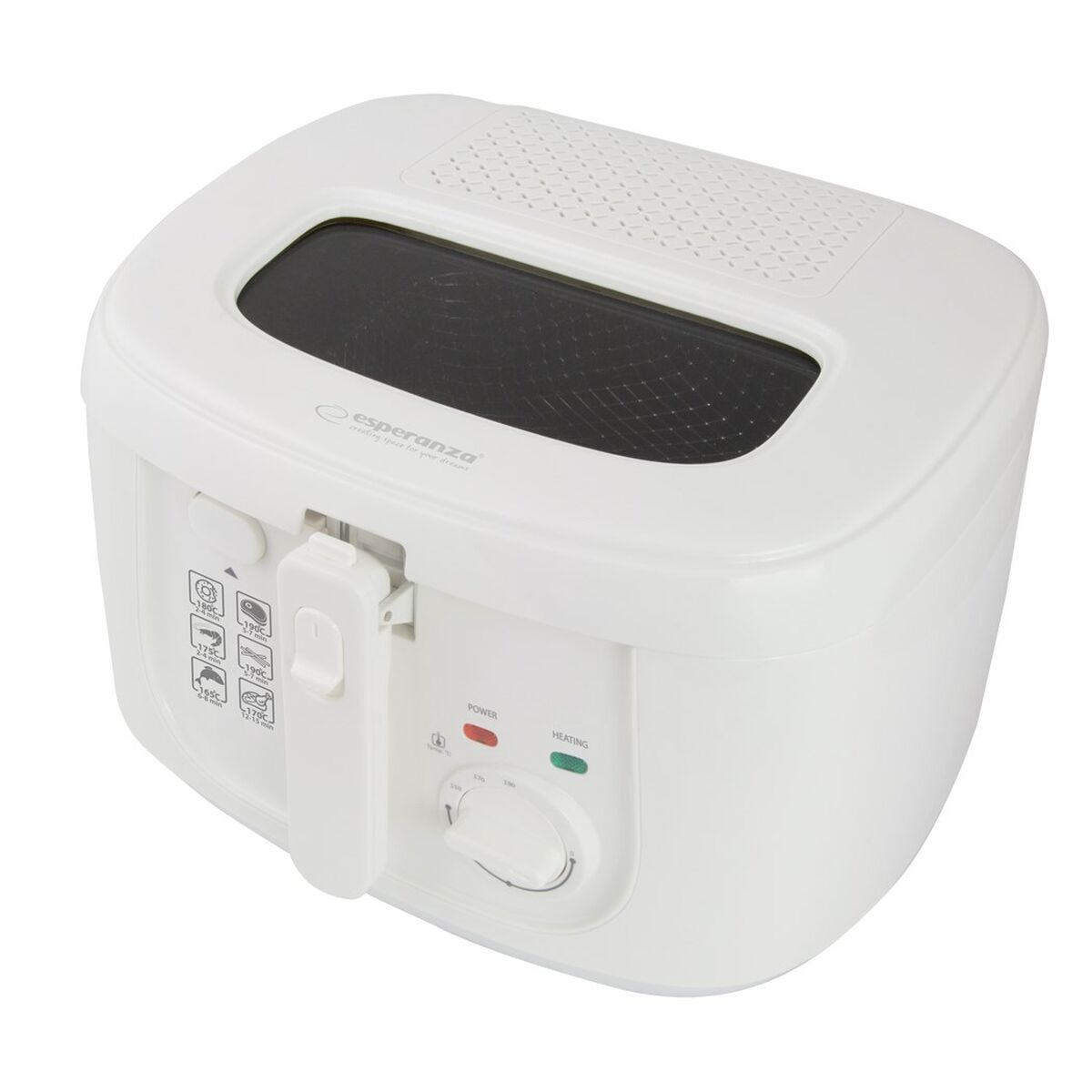 Oljefri Fritös Esperanza EKG012 Vit 1800 W 2,5 L