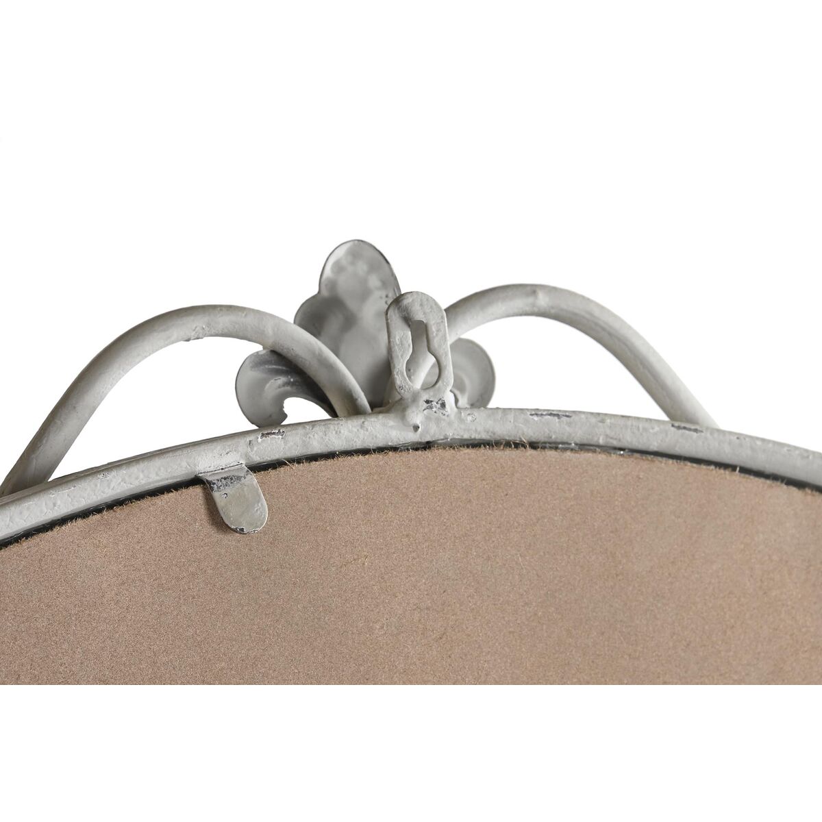 Väggspegel DKD Home Decor Metall Vit (80 x 3,5 x 85 cm) - 2