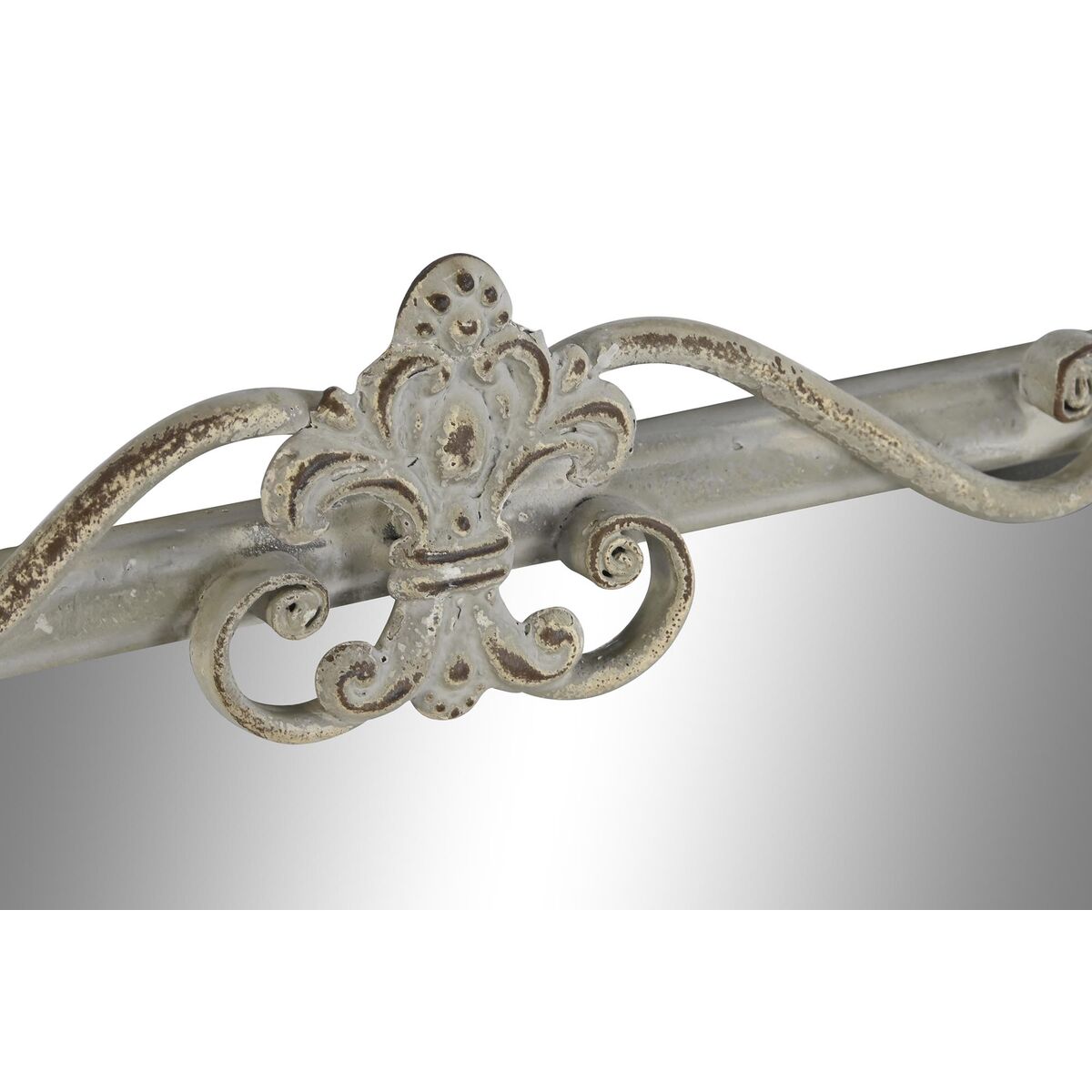 Väggspegel DKD Home Decor Metall Vit (60 x 3,5 x 85 cm) - 3