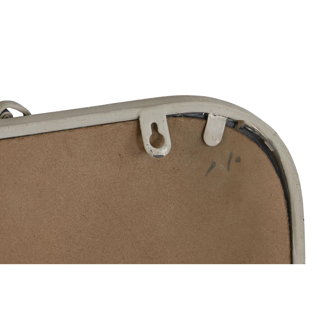 Väggspegel DKD Home Decor Metall Vit (60 x 3,5 x 85 cm) - 2