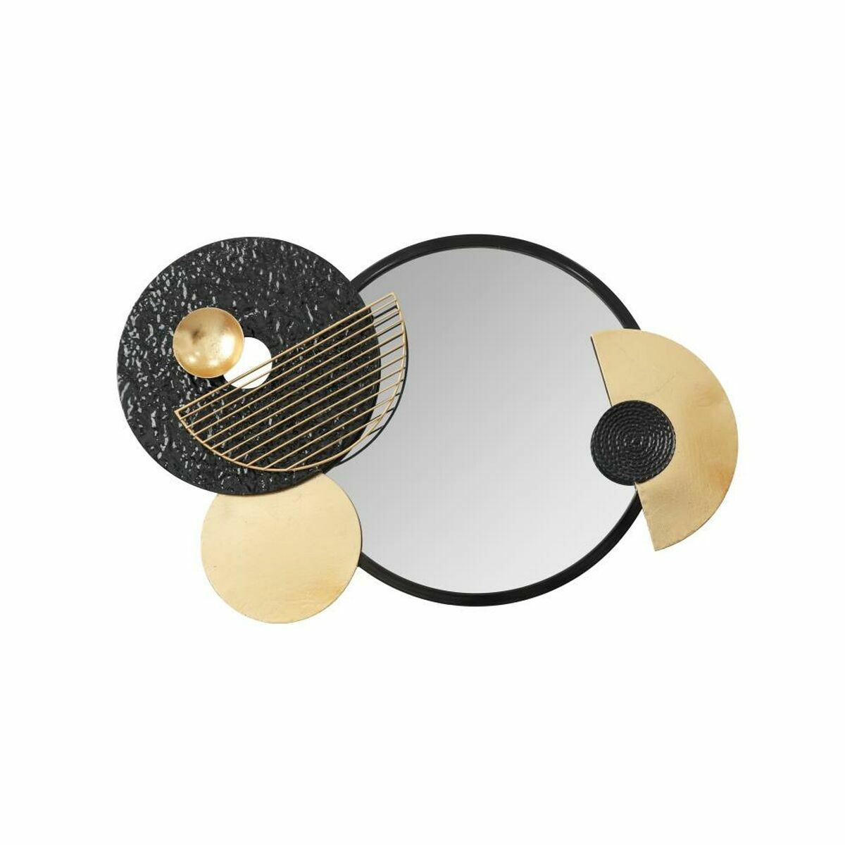 Väggspegel DKD Home Decor Metall Cirklar (83 x 5 x 54 cm) - 2