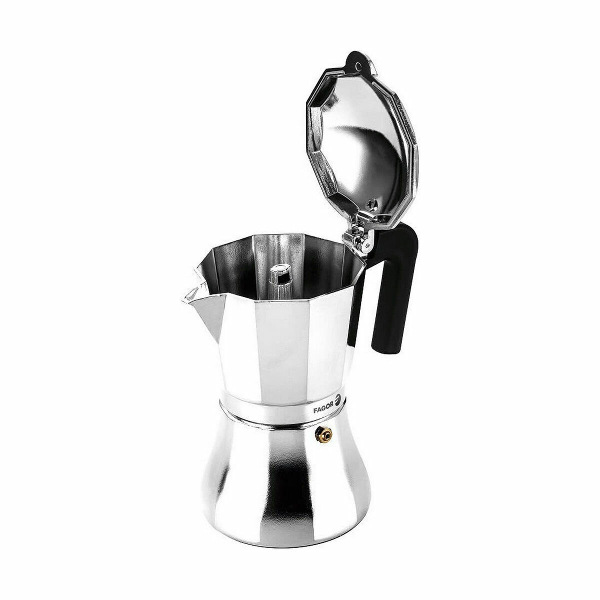 Italiensk Kaffepanna Fagor Aluminium 9 Koppar (1 antal) - 4